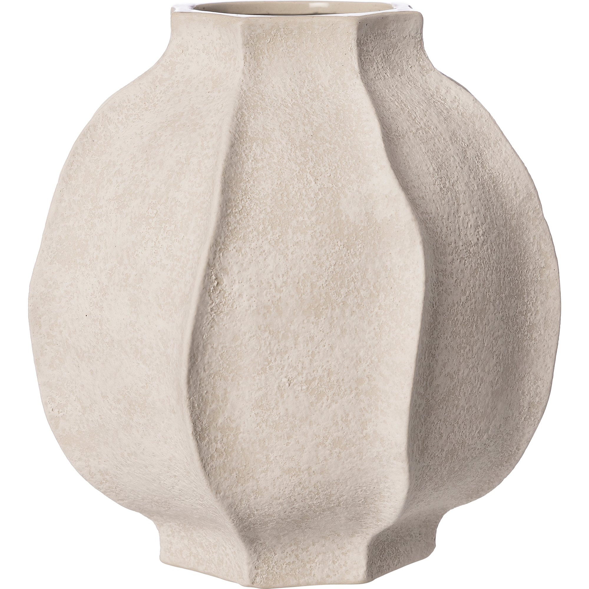 Ernst Vase stentøj 18 cm, naturhvidt Ernst Vase stentøj 18 cm, naturhvidt