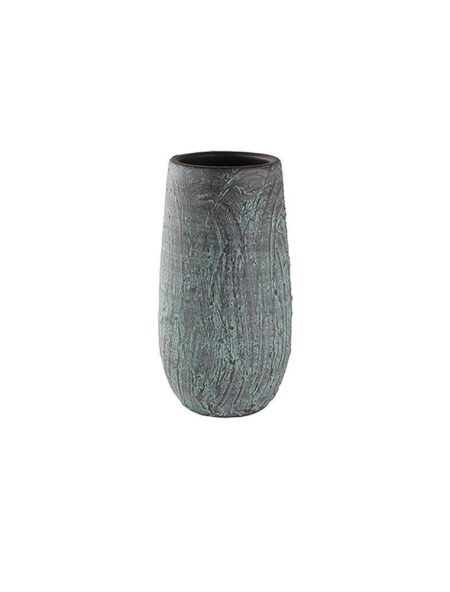 Evi keramik vase Ø19xH37 cm antik bronze