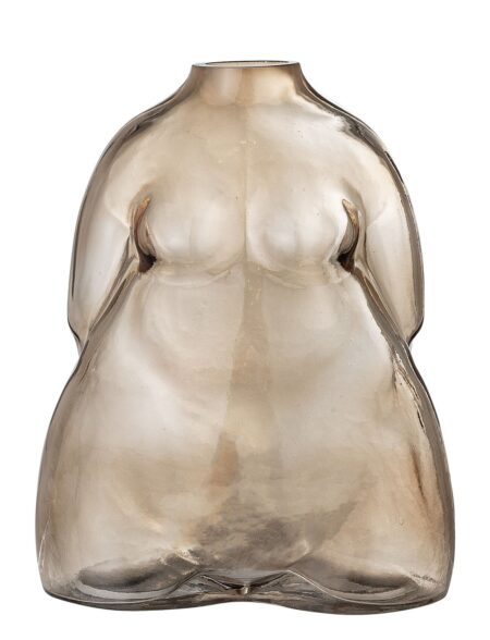 Evie Vase, Brun, Glas Bloomingville Brown