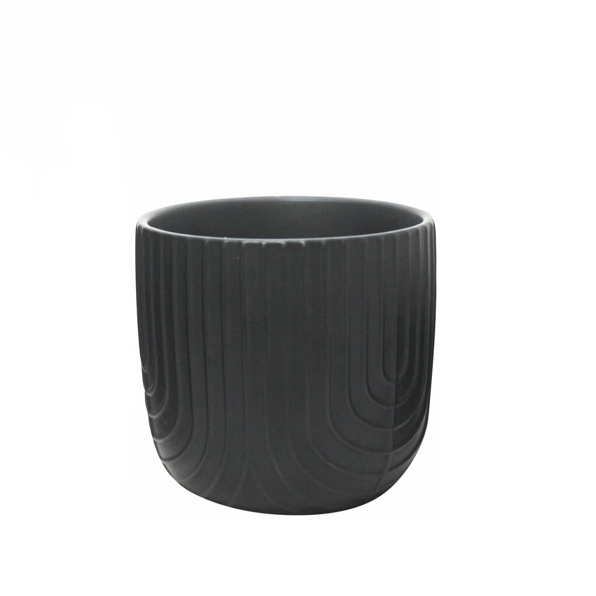 FATIMA URTEPOTTE Ø17CM MAT SORT FATIMA URTEPOTTE Ø17CM MAT SORT