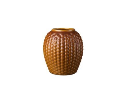 FDB Møbler / Furniture - Lupin Vase S7 - Vase - Golden Brown - Small - H19 x Ø16,5 cm