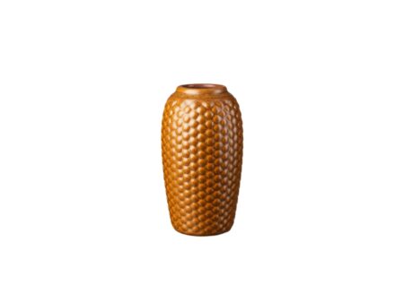 FDB Møbler / Furniture - Lupin Vase S8 - Vase - Golden Brown - Medium - H28 x Ø15,5 cm