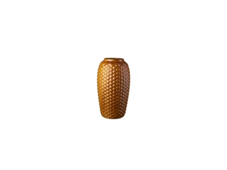 FDB Møbler / Furniture - Lupin Vase S8 - Vase - Golden Brown - Small - H21,5 x Ø12 cm