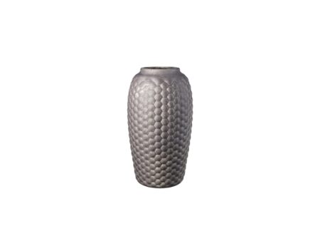 FDB Møbler / Furniture - Lupin Vase S8 - Vase - Warm Grey - Medium - H28 x Ø15,5 cm