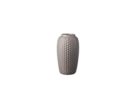 FDB Møbler / Furniture - Lupin Vase S8 - Vase - Warm Grey - Small - H21,5 x Ø12 cm