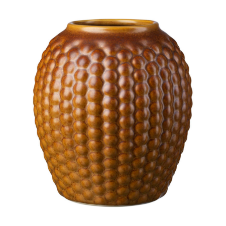 FDB Møbler S7 Lupin vase 19 cm Golden brown