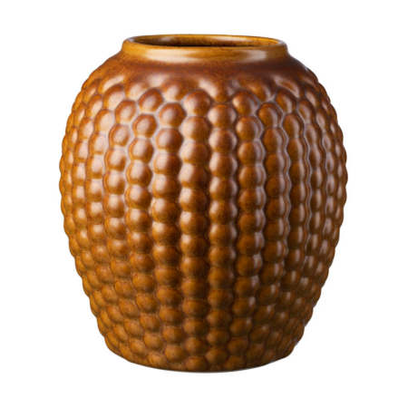 FDB Møbler S7 Lupin vase 22 cm Golden brown