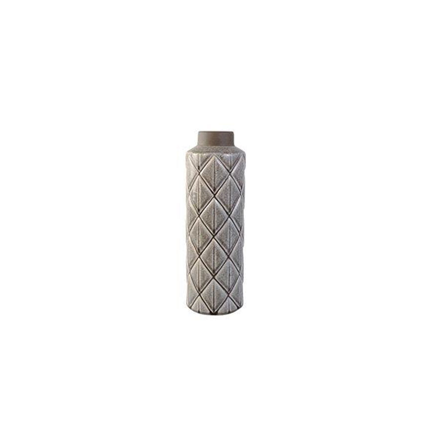 FENCE VASE GRÅ KERAMIK FENCE VASE GRÅ KERAMIK