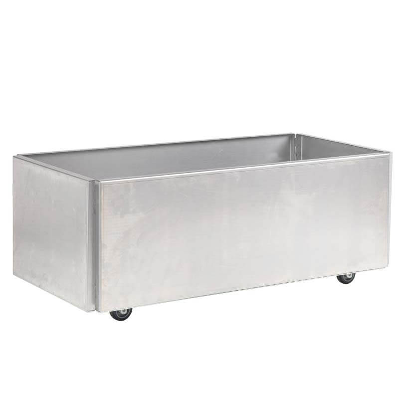 FREJA Plantekasse på hjul 120 x 40 x 27 - Galvaniseret FREJA Plantekasse på hjul 120 x 40 x 27 - Galvaniseret