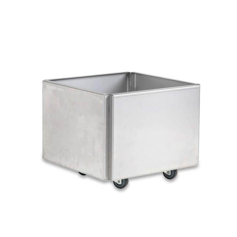 FREJA Plantekasse på hjul 40 x 40 x 27 - Galvaniseret FREJA Plantekasse på hjul 40 x 40 x 27 - Galvaniseret