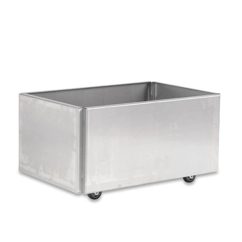FREJA Plantekasse på hjul 80 x 40 x 27 - Galvaniseret FREJA Plantekasse på hjul 80 x 40 x 27 - Galvaniseret