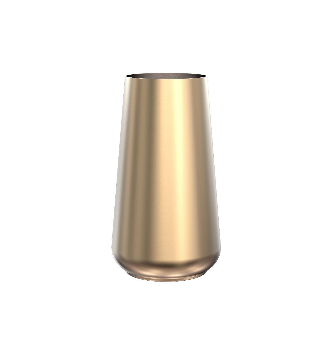 FROST LIVING Rondo Vase 130 Ø: 13 cm - Børstet Guld FROST LIVING Rondo Vase 130 Ø: 13 cm - Børstet Guld
