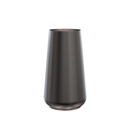 FROST LIVING Rondo Vase 130 Ø: 13 cm - Børstet Sort