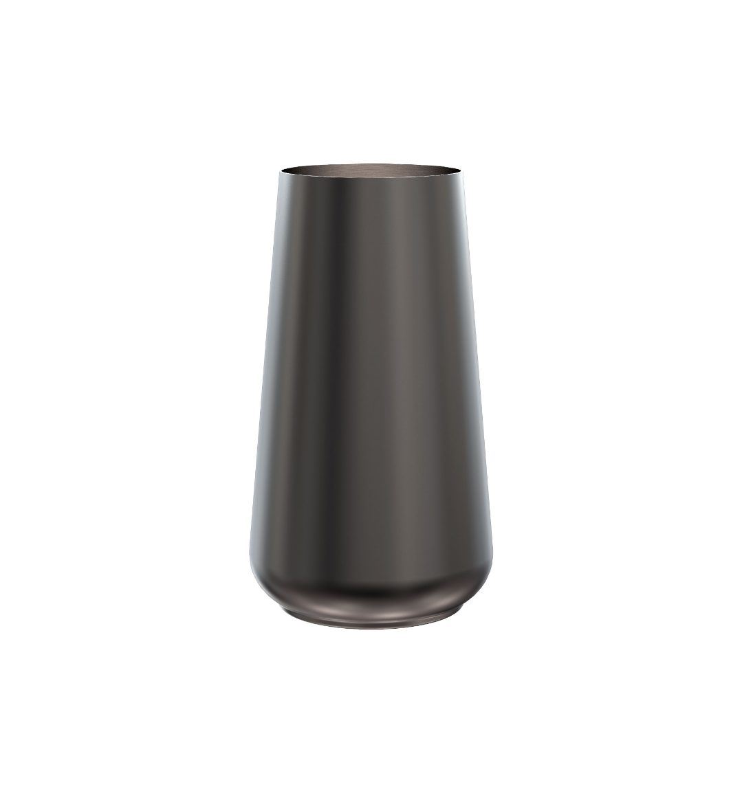 FROST LIVING Rondo Vase 130 Ø: 13 cm - Børstet Sort FROST LIVING Rondo Vase 130 Ø: 13 cm - Børstet Sort