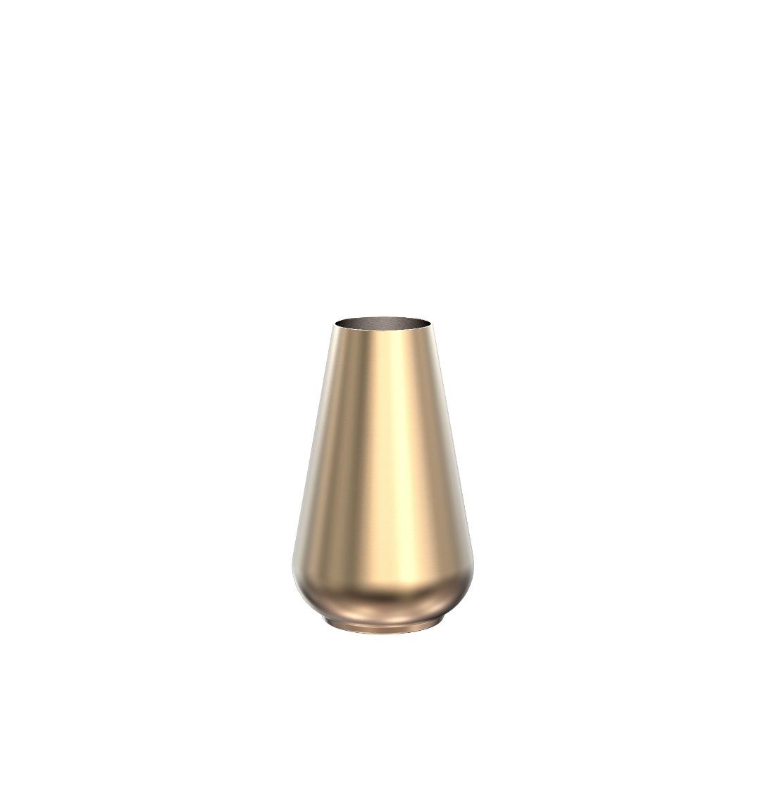 FROST LIVING Rondo Vase 90 Ø: 9,2 cm - Børstet Guld FROST LIVING Rondo Vase 90 Ø: 9,2 cm - Børstet Guld