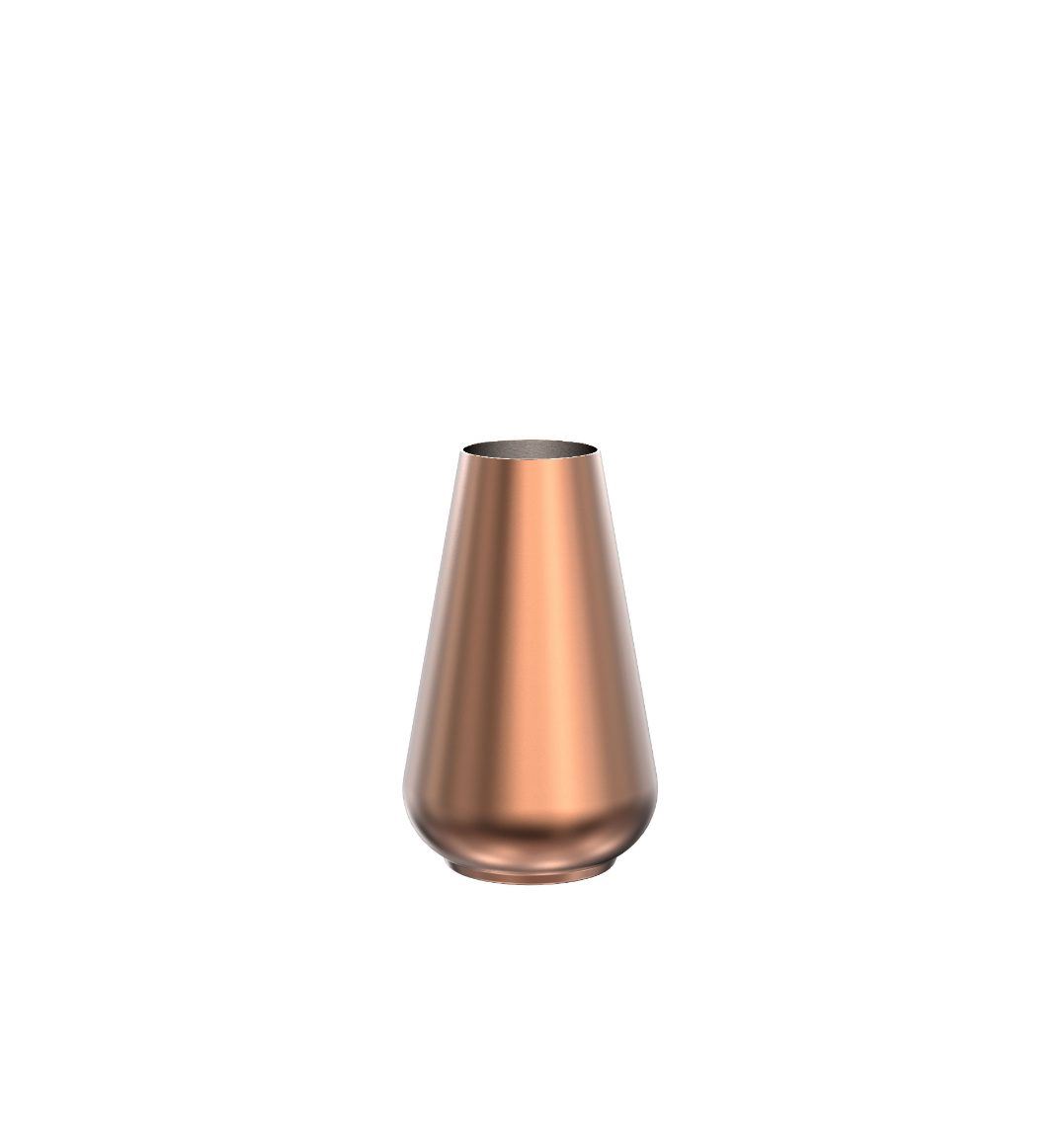 FROST LIVING Rondo Vase 90 Ø: 9,2 cm - Børstet Kobber FROST LIVING Rondo Vase 90 Ø: 9,2 cm - Børstet Kobber