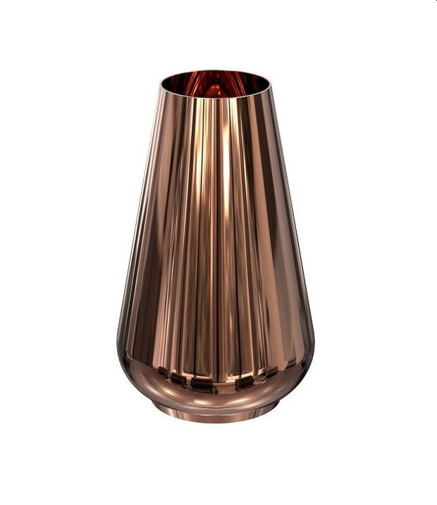 FROST LIVING Rondo Vase 90 Ø: 9,2cm - Poleret Kobber FROST LIVING Rondo Vase 90 Ø: 9,2cm - Poleret Kobber