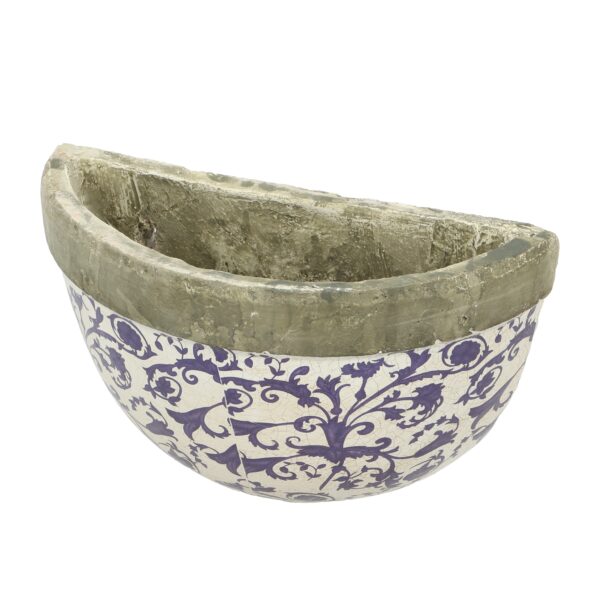 Fallen Fruits Ceramic Wall Planter Blue