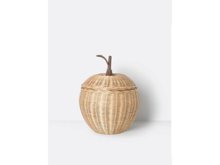 Ferm Living - Apple Braided Storage - Kurv - Large - Ø: 36,5 x H: 52 cm