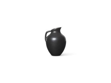 Ferm Living - Ary Mini Vase - Vase - Medium - Charcoal - Ø7 x H10 cm