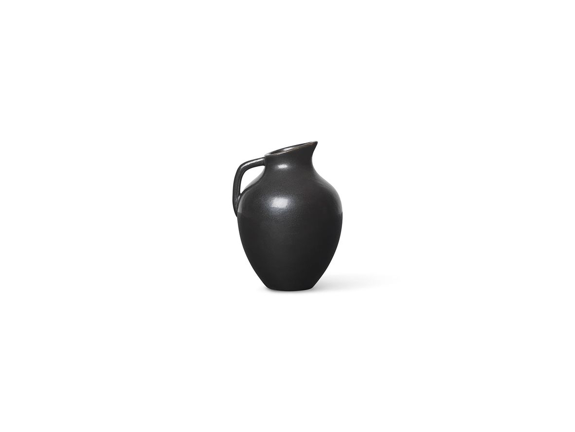 Ferm Living - Ary Mini Vase - Vase - Medium - Charcoal - Ø7 x H10 cm Ferm Living - Ary Mini Vase - Vase - Medium - Charcoal - Ø7 x H10 cm