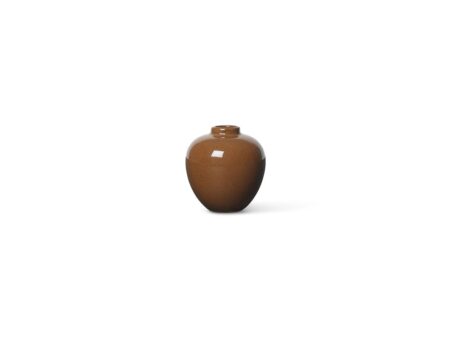 Ferm Living - Ary Mini Vase - Vase - Small - Soil - Ø6,5 x H7,5 cm