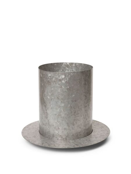Ferm Living Auran Pot Medium H: 26,6 cm - Galvanized Iron