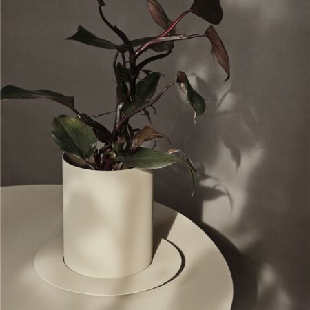 Ferm Living Auran krukke Medium H- 26,6 cm - beige