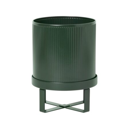 Ferm Living Bau urtepotte lille Ø18 cm Dark green