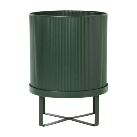 Ferm Living Bau urtepotte stor Ø28 cm Mørkegrøn