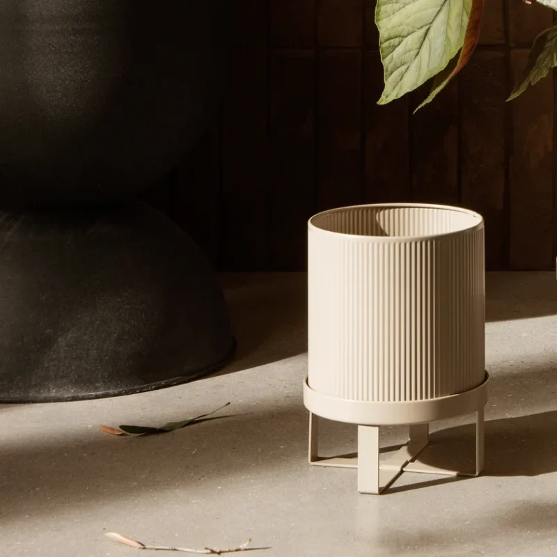 Ferm Living Bau urtepotte stor beige