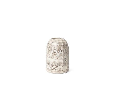 Ferm Living - Blend Vase - Vase - Blend Vase - Small - Natural - W14.6 x D14.6 x H20 cm