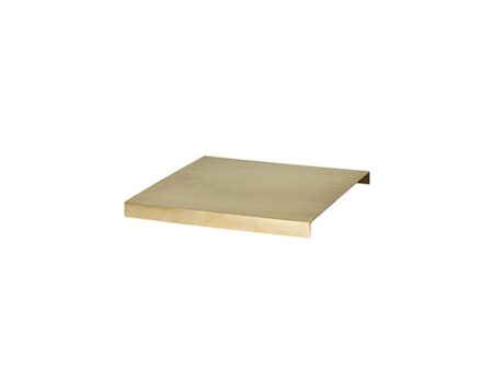 Ferm Living - Brass Tray For Plant Box - Bakke - Brass - W26 D28 H2.5 cm