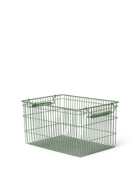 Ferm Living Cala Stackable Baskets 2 stk. - Verdant Green