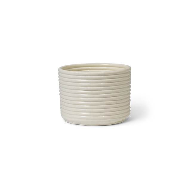 Ferm Living Corduroy Pot - Off-white Ferm Living Corduroy Pot - Off-white