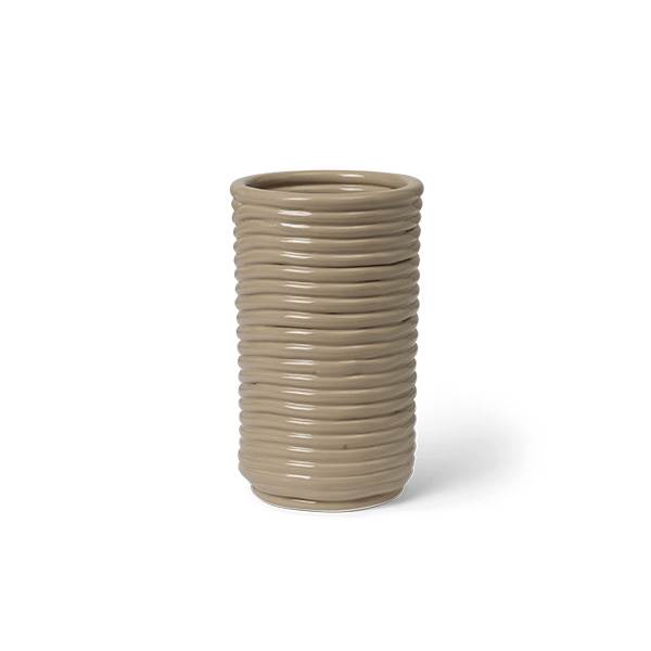 Ferm Living Corduroy Vase - Cashmere Ferm Living Corduroy Vase - Cashmere