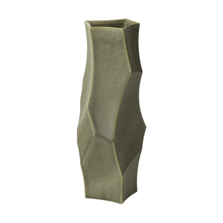 Ferm Living Cueva vase 37 cm Dark sage