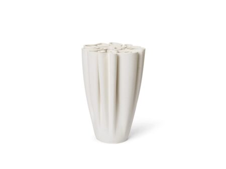 Ferm Living - Dedali Vase - Vase - Off white - W:17 x H:25 cm
