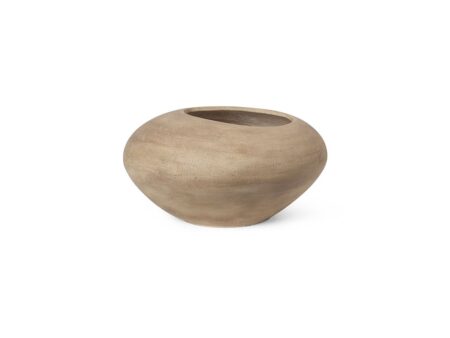 Ferm Living - Dodu Pot - Krukke - Brown - Low - W57 x H30,3 x D58 cm