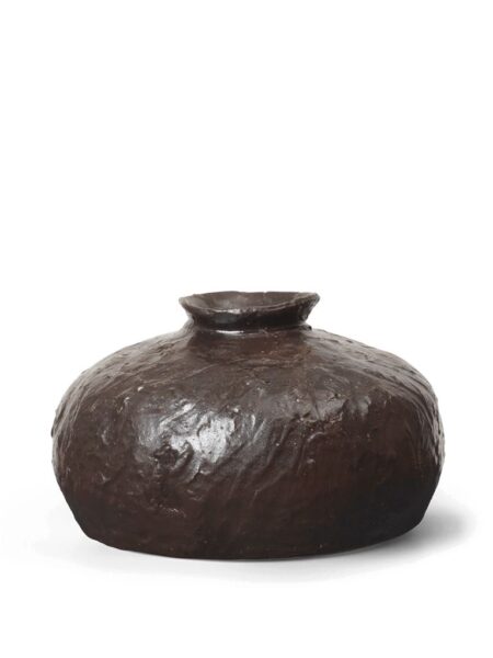 Ferm Living Doro Vase Small H: 11,5 cm - Coffee