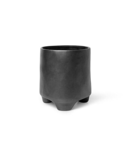 Ferm Living Esca Pot Small H: 18 cm - Black OUTLET