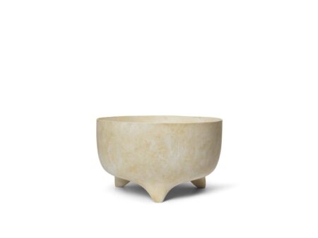 Ferm Living - Evoke Potte - Urtepotte - H27 - Warm Sand - W44.3 x D44.3 x H26.2 cm