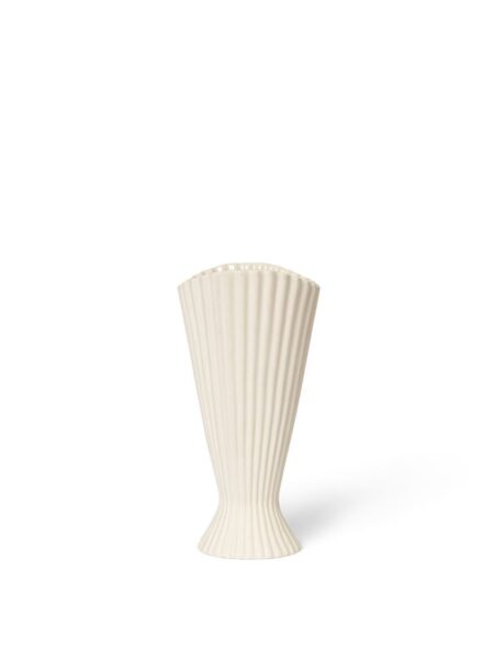 Ferm Living Fountain Vase H: 23 cm - Off-White