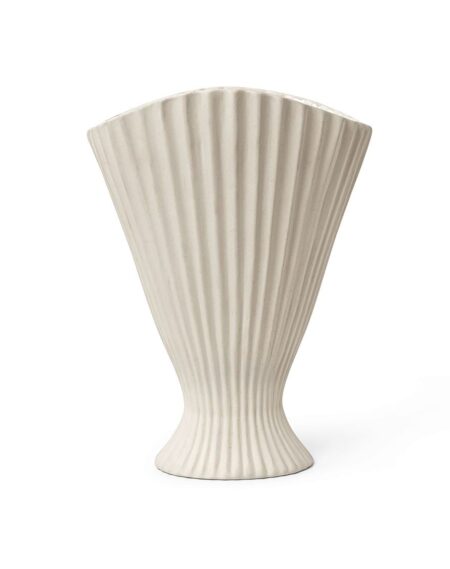 Ferm Living Fountain Vase H: 30,5 cm - Off-White