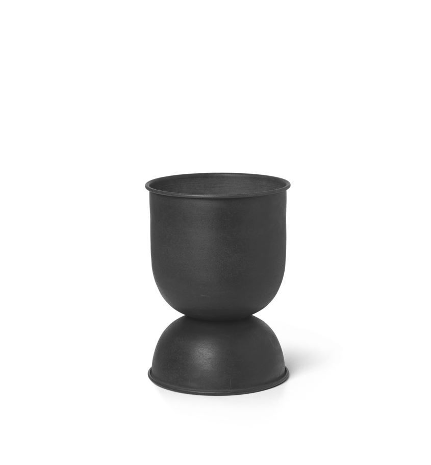 Ferm Living Hourglass Pot Extra Small Ø: 21 cm - Black Ferm Living Hourglass Pot Extra Small Ø: 21 cm - Black