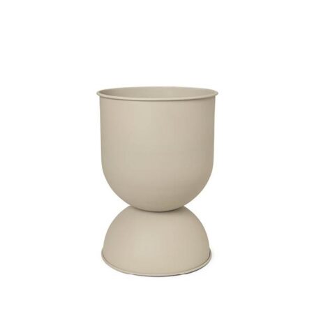Ferm Living Hourglass Pot, medium - Cashmere
