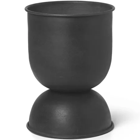 Ferm Living, Hourglass Urtepotteskjuler Extra Small Black