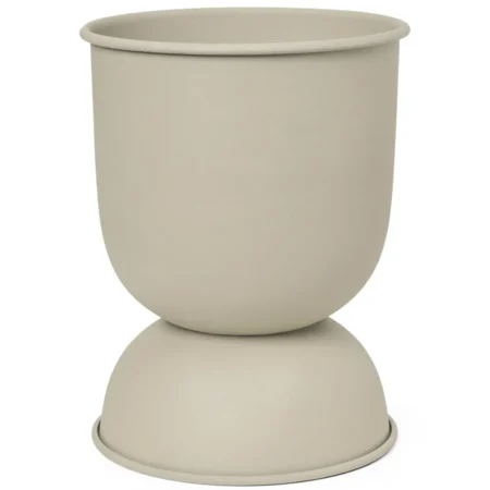Ferm Living, Hourglass Urtepotteskjuler Extra Small Cashmere