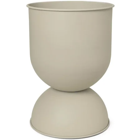 Ferm Living, Hourglass Urtepotteskjuler Medium Cashmere