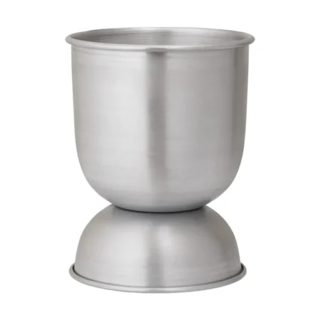 Ferm Living Hourglass krukke extra small Ø21 cm Aluminium